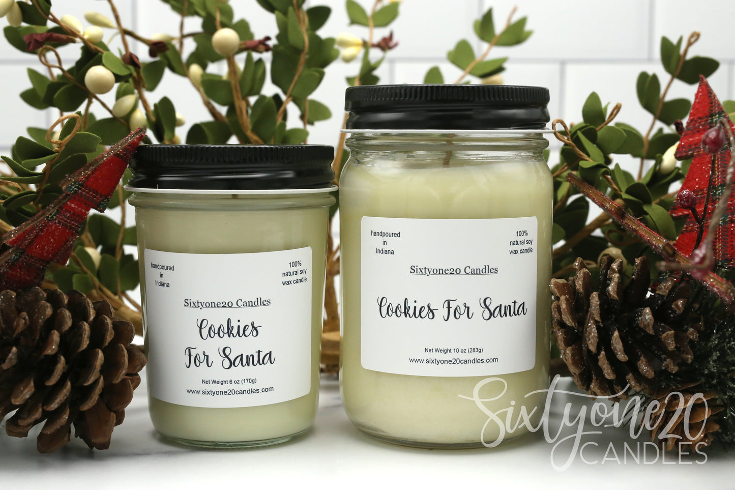 Cookies For Santa 100% Soy Wax Candles